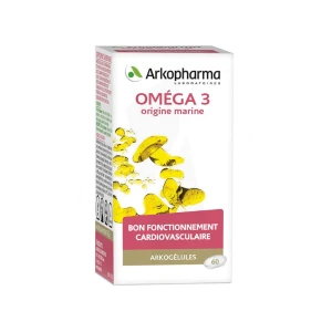 Arkogelules Omega 3 Caps Fl/60