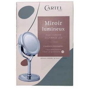 Miroir A Piles - D: 15cm -g: X10
