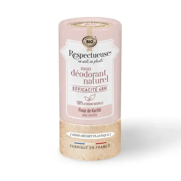 Respectueuse Déodorant Naturel Fleur De Karité Bio 50g