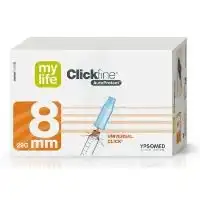 Mylife Clickfine, 8 Mm X 0,25 Mm, Bt 100 à GRENOBLE