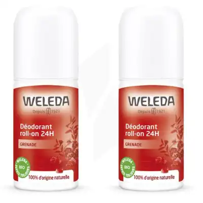 Weleda Duo Déodorant Roll-on 24h Grenade 100ml à PODENSAC