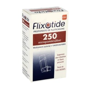 Flixotide 250 Microgrammes/dose, Suspension Pour Inhalation En Flacon Pressurisé