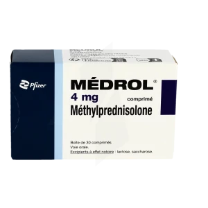 Medrol 4 Mg, Comprimé