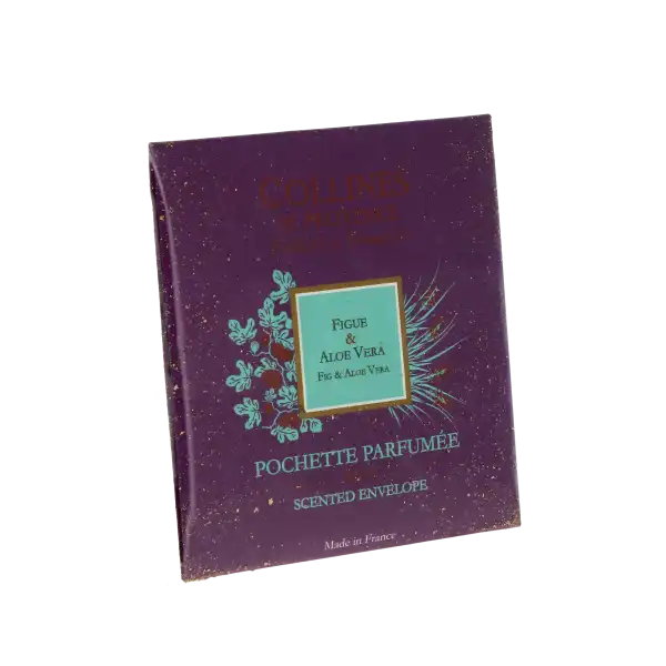 Collines De Provence Pochette Parfumée Duo Figue Aloé Sachet/6g
