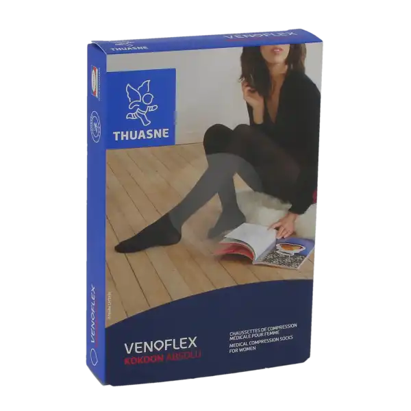 Venoflex Kokoon Absolu 2 Chaussette Femme Marine Taille 2n