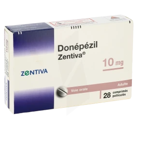 Donepezil Zentiva 10 Mg, Comprimé Pelliculé