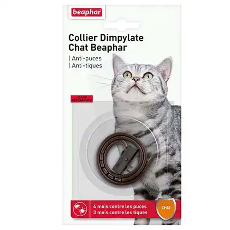 Collier Dimpylate Chat Beaphar, Collier Médicamenteux