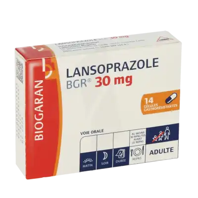 Lansoprazole Bgr 30 Mg, Gélule Gastro-résistante à CANALS