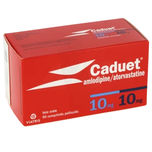 Caduet 10 Mg/10 Mg, Comprimé Pelliculé