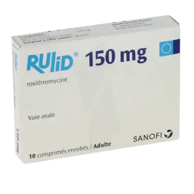 Rulid 150 Mg, Comprimé Enrobé à Auterive