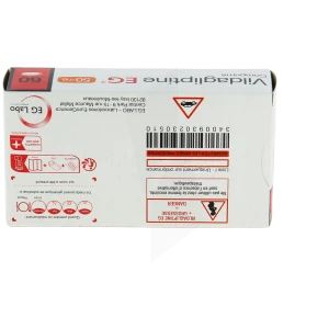 Vildagliptine Eg 50 Mg, Comprimé