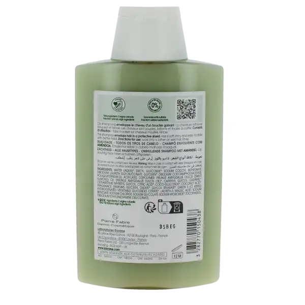 Klorane Capillaire Shampooing Amande Fl/200ml