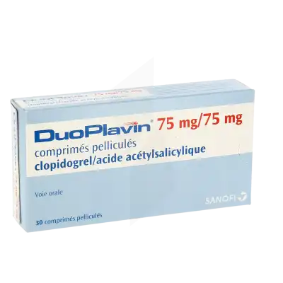 Duoplavin 75 Mg/75 Mg, Comprimé Pelliculé à Bassens