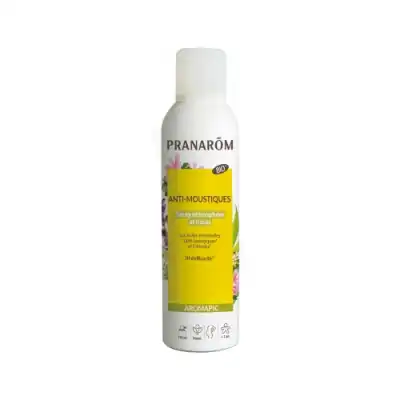 Pranarôm Aromapic Bio Spray Anti-moustiques Atmosphère Tissus Fl/150ml à Courbevoie