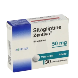 Sitagliptine Zentiva 50 Mg, Comprimé Pelliculé