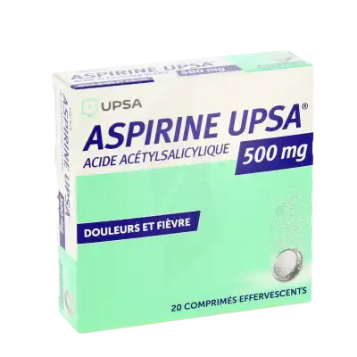 Aspirine Upsa 500 Mg, Comprimé Effervescent à Saint-Gervais-la-Forêt