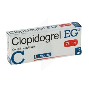 Clopidogrel Eg Labo 75 Mg, Comprimé Pelliculé