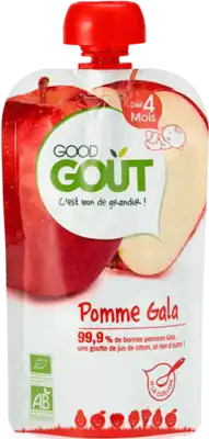 Good Goût Alimentation Infantile Pomme Gala Gourde/120g à La Rochette