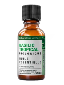 Laboratoire Altho Huile Essentielle Basilic Tropical Bio 30ml