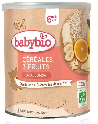 Babybio Céréales 3 Fruits à ROMORANTIN-LANTHENAY