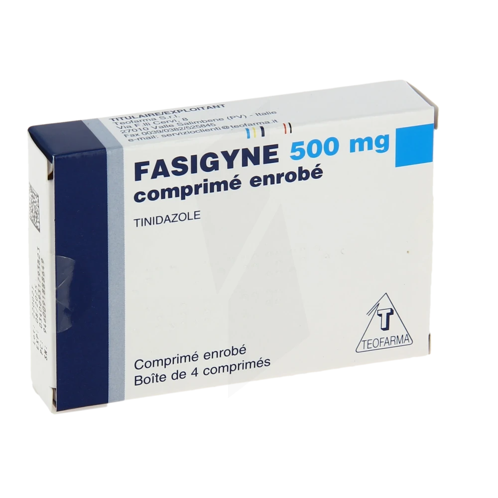 Fasigyne 500 Mg, Comprimé Enrobé