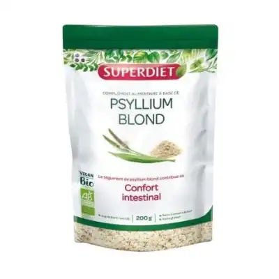 Superdiet Psyllium Blond Bio Tégument Pot/200g à Le havre