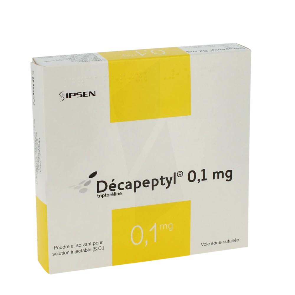 Decapeptyl 0,1 Mg, Poudre Et Solvant Pour Solution Injectable (s.c.)