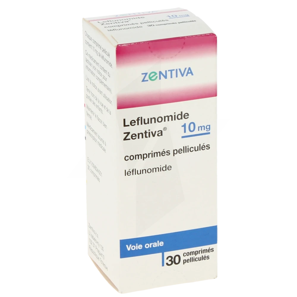 Leflunomide Zentiva 10 Mg, Comprimé Pelliculé