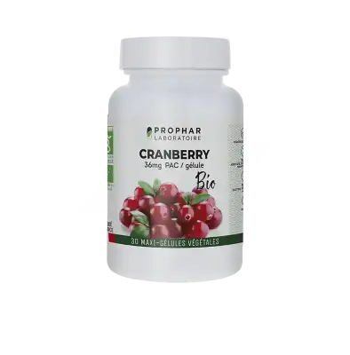 Prophar Cranberry 36mg PAC Gélules Bio 30