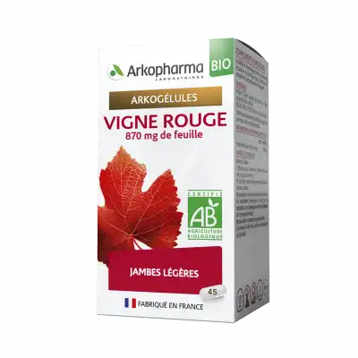Arkogélules Vigne Rouge Bio Gélules Fl/45 à Montricoux