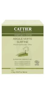 Cattier Argile Verte Surfine 1kg