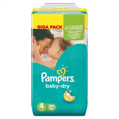 Pampers Baby Dry T4 X 120 à AMBARÈS-ET-LAGRAVE