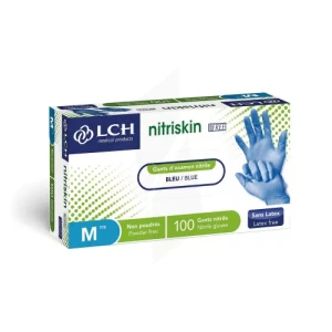 Lch Medical Nitriskin Gants En Nitrile Non Poudré Nitriskin B/100
