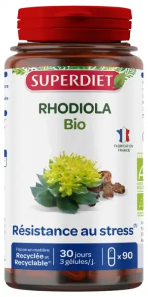 Superdiet Rhodiola Bio Gélules B/90