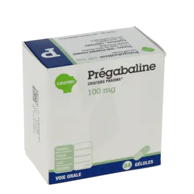 Pregabaline Cristers Pharma 100 Mg, Gélule à Chelles