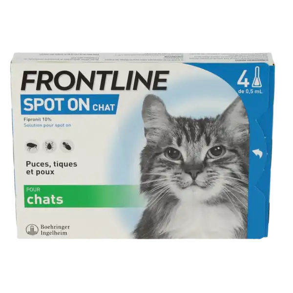 Frontline Spot On Chat, Solution Pour Spot-on