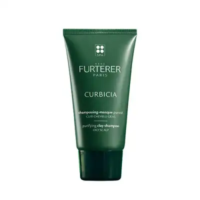 René Furterer Curbicia Shampooing-masque Pureté à L'argile Absorbante Et Aux Huiles Essentielles Cheveux Gras 100ml à CLERMONT-FERRAND