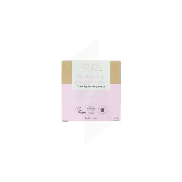 Alphanova Solide Savon Nettoyant Visage Doux B/75g
