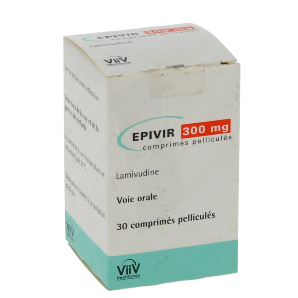 Epivir 300 Mg, Comprimé Pelliculé