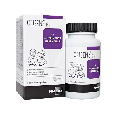 Nhco Nutrition Aminoscience Opteens 12+ 15 Nutriments Essentiels Gélules B/56 à REIMS
