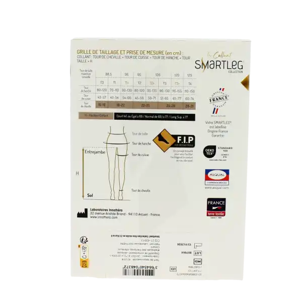 Smartleg 2 Collection Collant Contention Irresistible Fine Résille T2n+