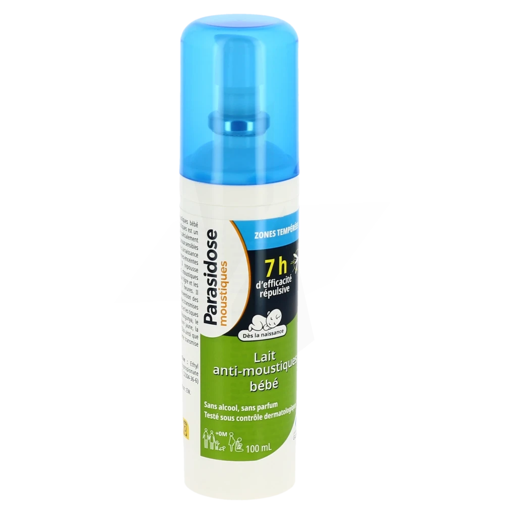 Parasidose Lait Anti-moustiques Bébé Spray/100ml