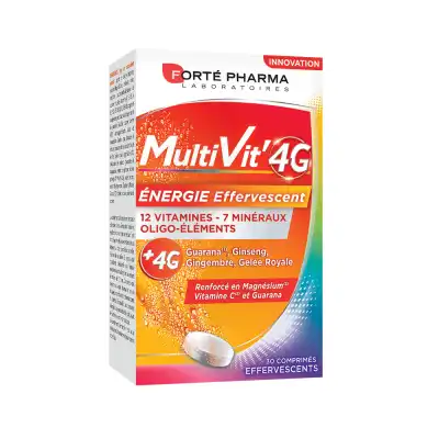 Multivit' 4g Energie Effervescent Comprimés Effervescents B/30 à MIRAMONT-DE-GUYENNE