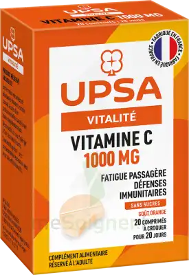 Upsa Vitaminec 1000 Comprimés à Croquer 2b/2t/10 à DREMIL LAFAGE