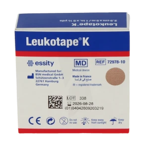 Leukotape K Sparadrap Chair 2,5cmx5m