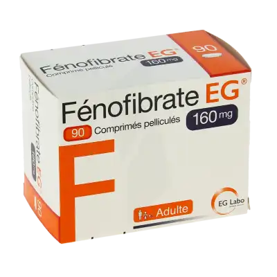 Fenofibrate Eg 160 Mg, Comprimé Pelliculé à NOROY-LE-BOURG