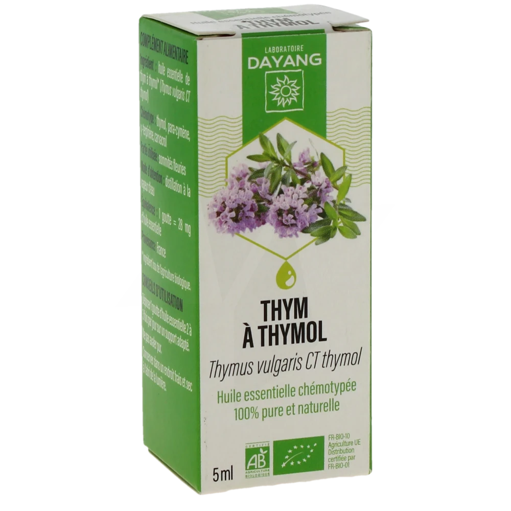 Dayang Huile Essentielle Thym à Thymol Bio Fl/5ml