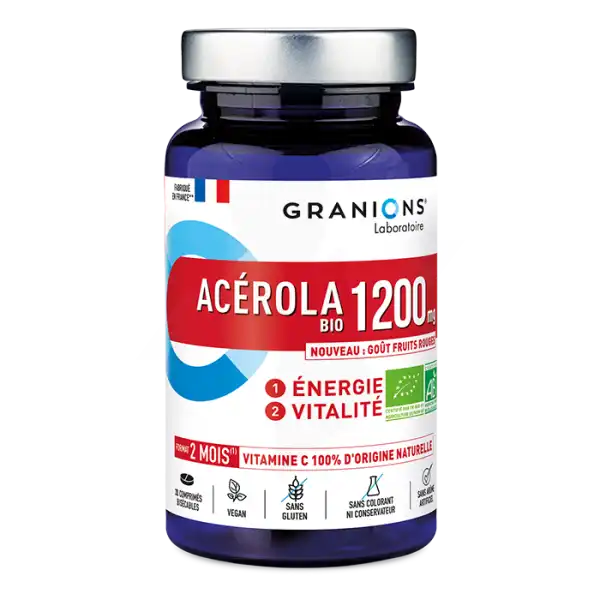 Granions Acérola 1200 Bio Comprimés à Croquer B/30