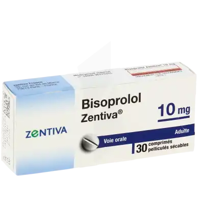 Bisoprolol Zentiva 10 Mg, Comprimé Pelliculé Sécable à Saint-Médard-en-Jalles