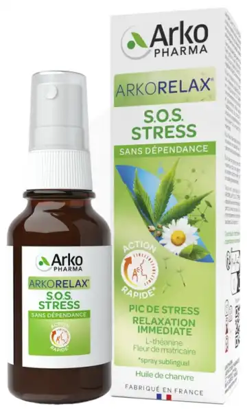 Arkorelax Sos Stress Spray Fl/15ml
